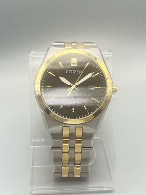 Citizen Two-Tone Gold and Black Eco-Drive Corso